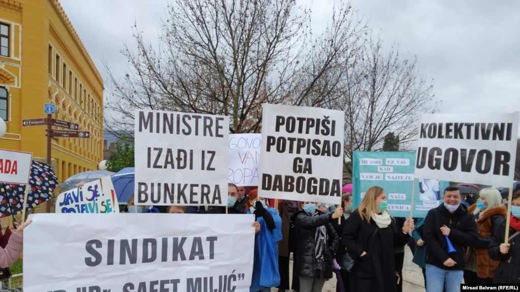 Mostar: Nakon sastanka sa Vladom zdravstveni radnici bez rješenja